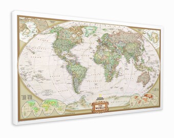 World Map Frame | Etsy