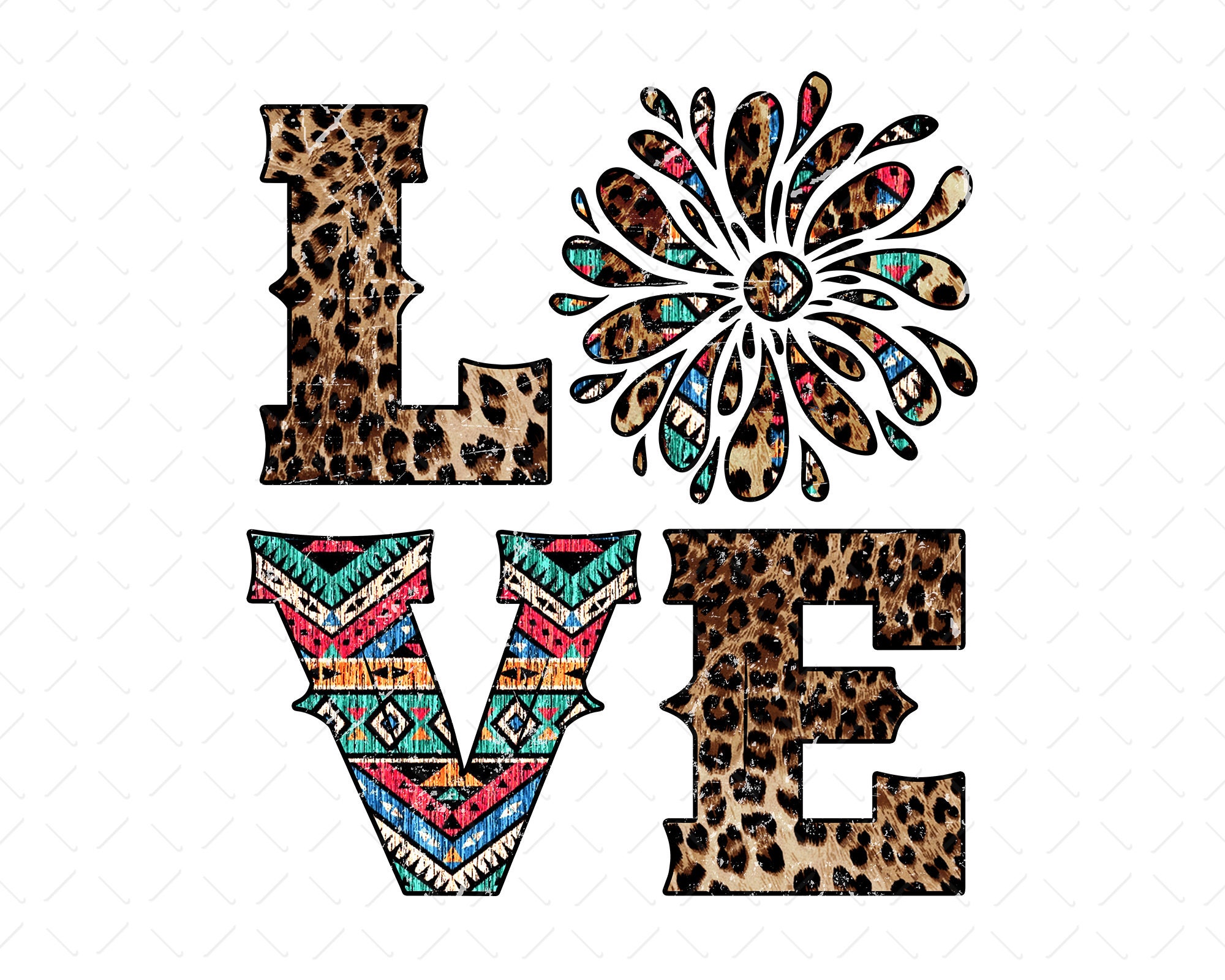 Leopard Love Png Cheetah Love Png Valentine's Gift Cute | Etsy