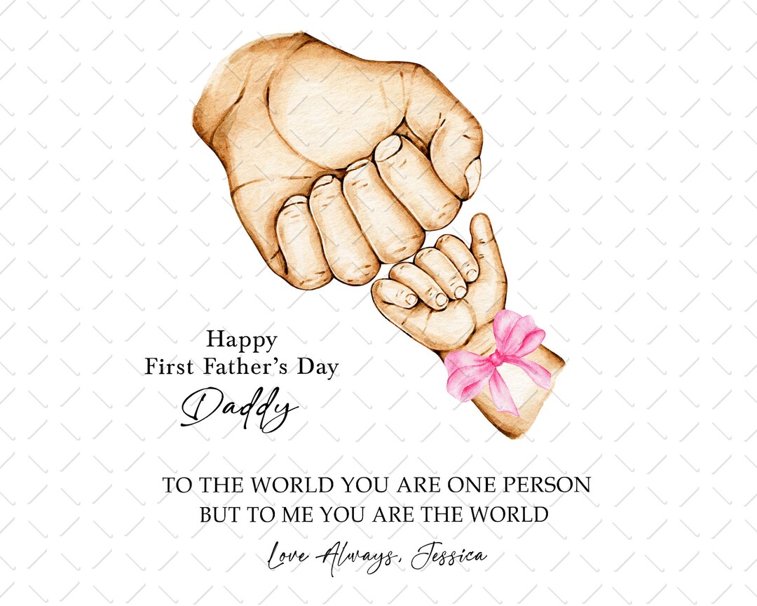 Our First Father's Day Together Fist Bump Png, First Father's Day ...