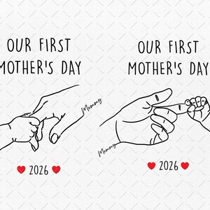 Our First Mother's Day Png, First Mother’s Day Png, First Time Mom Png, New Mom Png, First Mother's Day Gifts From Baby Png, Mom Png, PNG image 2