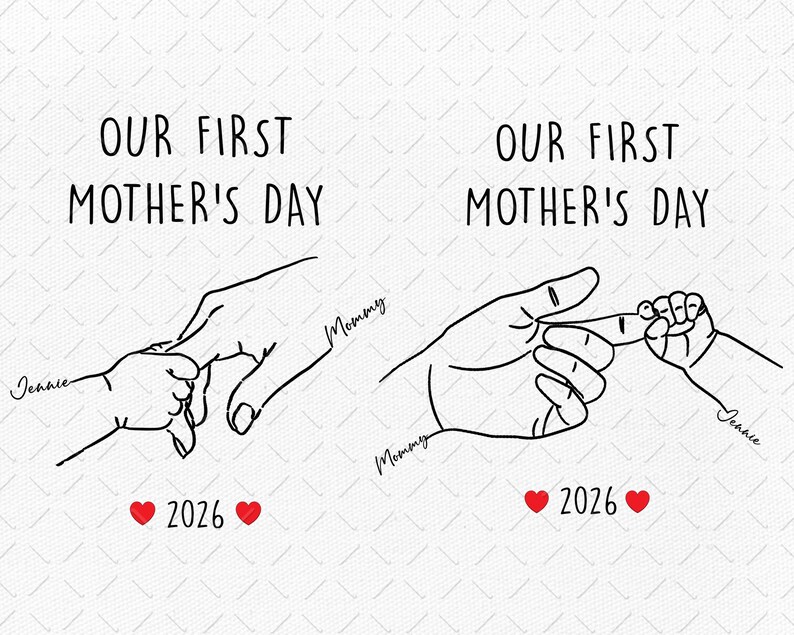 Our First Mother's Day Png, First Mother’s Day Png, First Time Mom Png, New Mom Png, First Mother's Day Gifts From Baby Png, Mom Png, PNG image 2