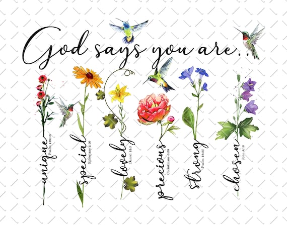 God Says You Are Hummingbird Png, Faith Png, Faith Png, Bible Verse Png, Christian Png, Religious Png, Christian Quotes, Digital File