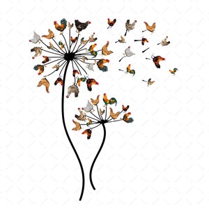 Dandelion Chicken Png, Chicken Lady Png, Leopard Chicken Png, Chicken Mom Png, Farm Lady Png, Chicken Lover Png, Country Girl, PNG Download