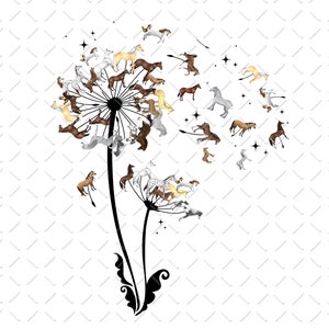 Horse Flower Png, Horse Dandelion Png, Horse Png, Funny Horse Png, Horse Lovers, Horse Mom Png, Horse Gifts, Country Farm Png, Digital File