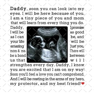 Dad to be Png, First Fathers Day Png, Daddy to be Png, New Dad Png, Expecting Dad Png, 1st Fathers Day Png, Dad Ultrasound Png, Daddy Png