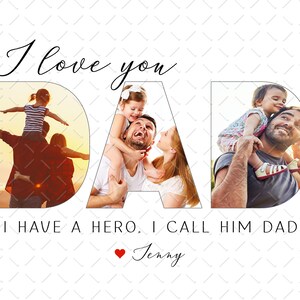 Dad Photo Collage PNG, Best Dad Ever Png, Happy Father's Day Png, Father's Day Gift Png, First Time Dad Png, Gift for Dad Png,Dad Gift, PNG