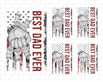 Best Dad Ever Png, American Dad png, Usa Dad Png, 4th of July Png, American Flag Dad, Patriotic Dad png, Fist Bump Dad Png, PNG File