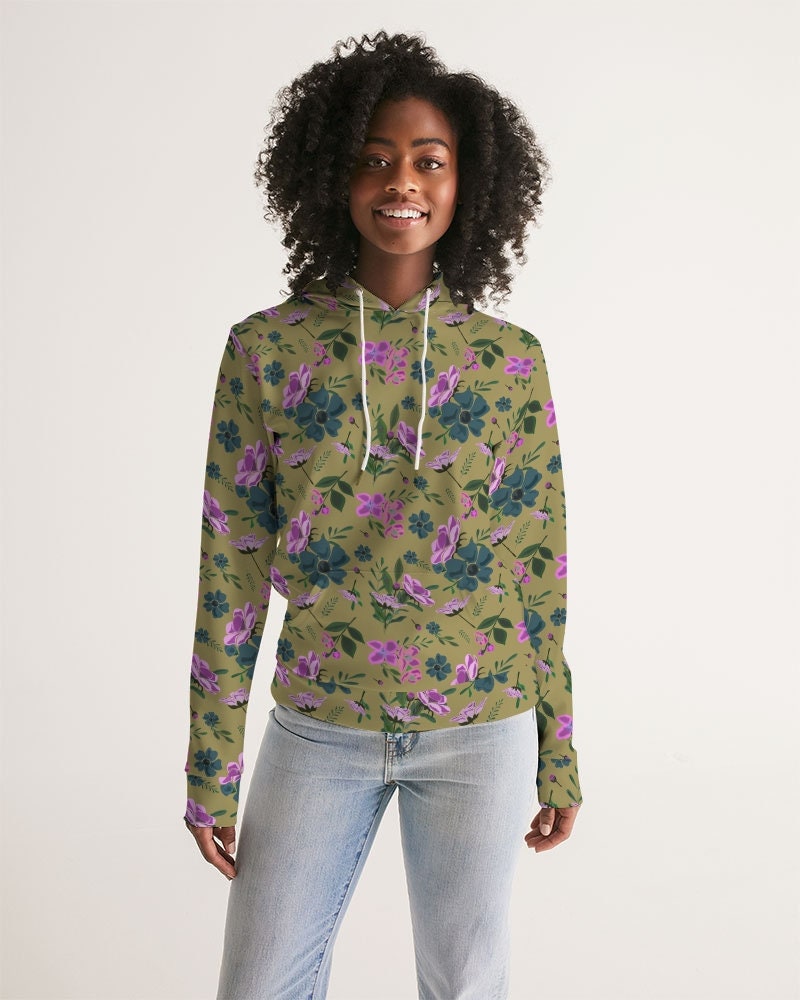 olive green hoodie women's