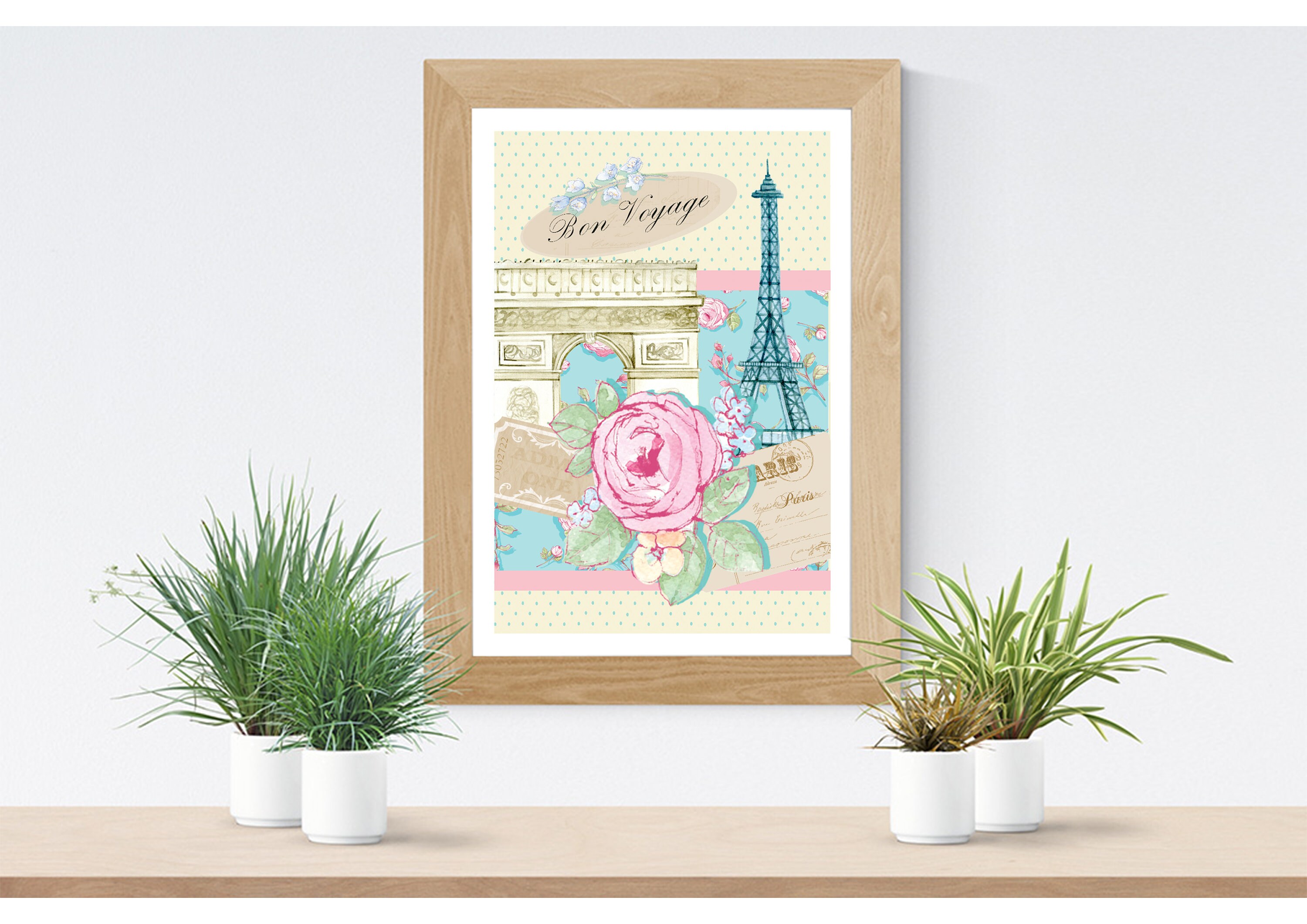 French Wall Art Paris Wall Art Bon Voyage Wall Art Etsy