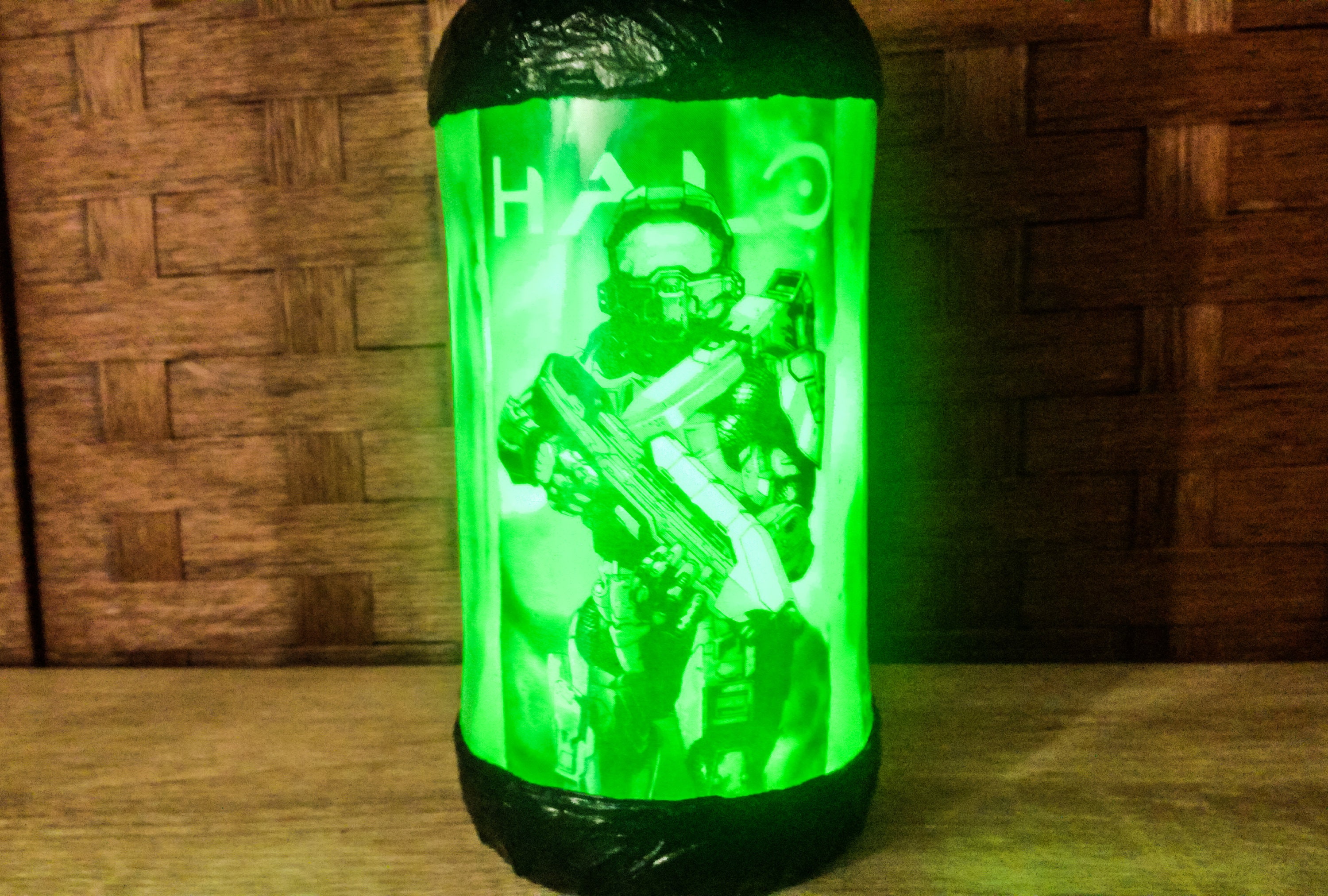 Master Chief Lamp Halo Infinite Decor Xbox Video Game Night Etsy