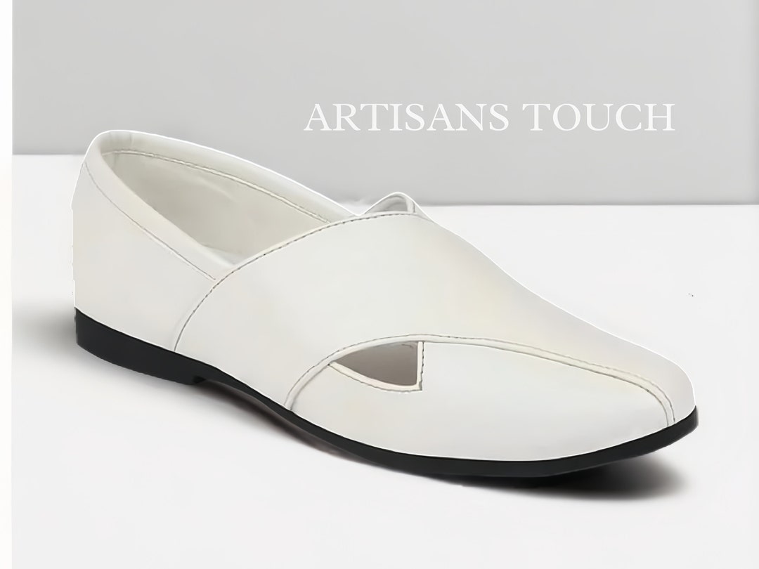 Newly Men Quality Patent Leather Shoes White Wedding main image 1