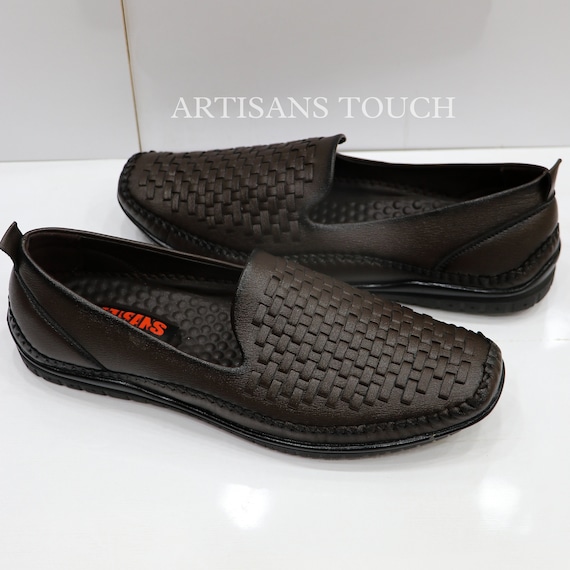 Luxury Basket Weave Leather Shoes for Men Brides Gifts Groom
