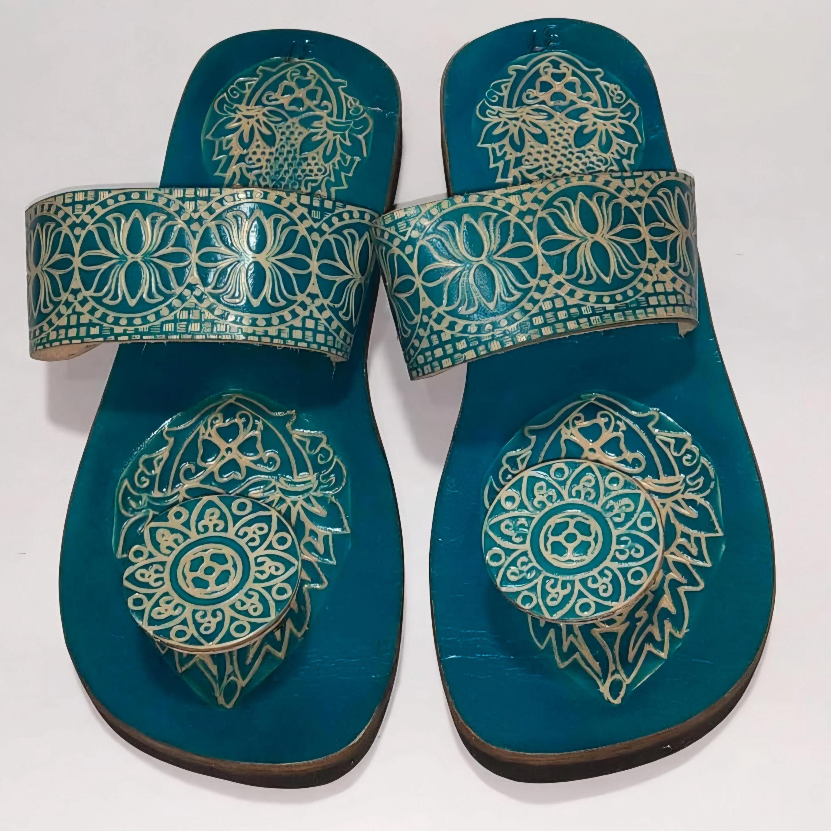 Sandales Compensées By Law – Jute, Perles Bois Naturel Et Turquoise – Femme 8.5