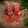 Handmade Leather Kolhapuri Sandals: Dark Tan Ethnic Indian Slippers product logo