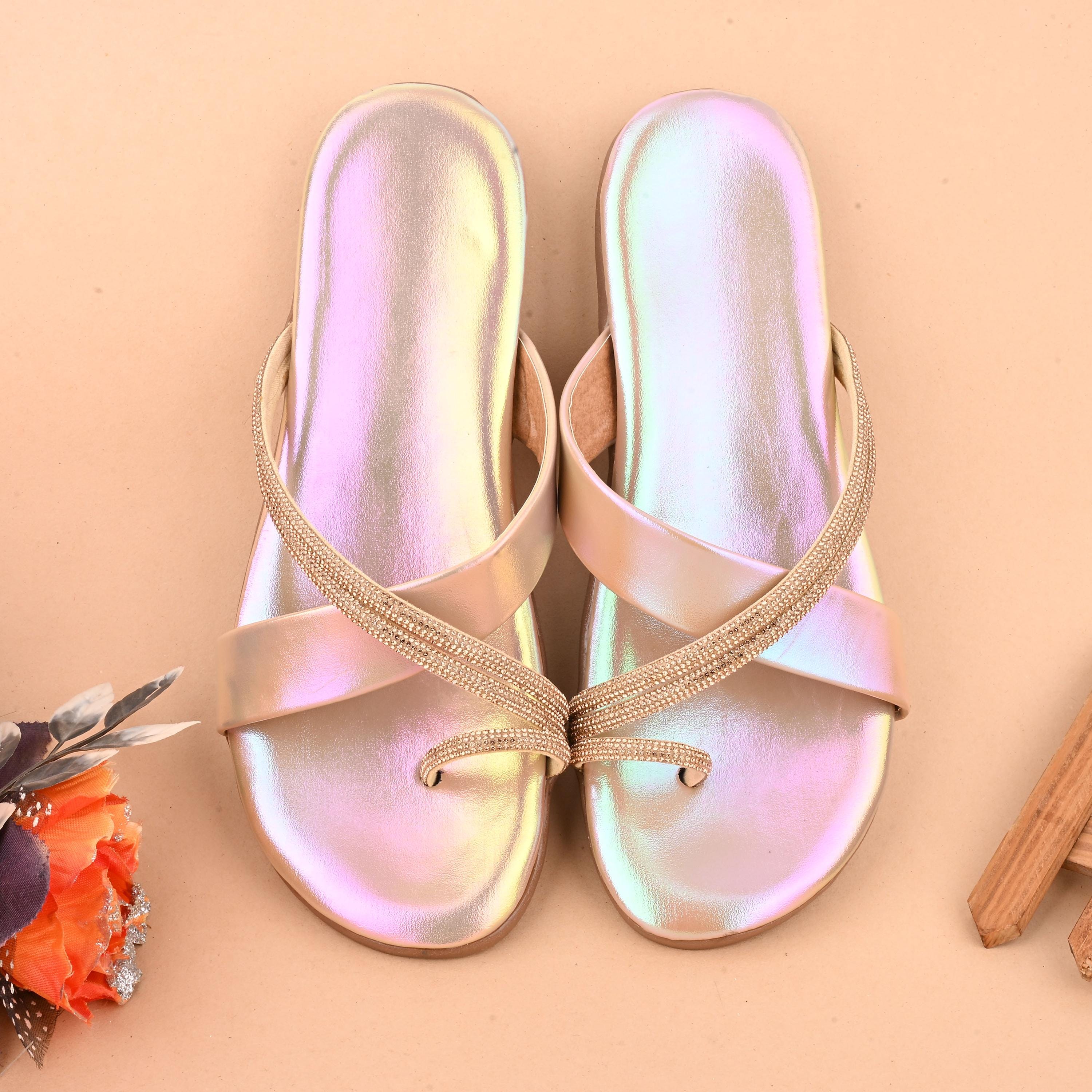 Rhinestones Crystals Slippers for Women, Bridesmaids Sandal