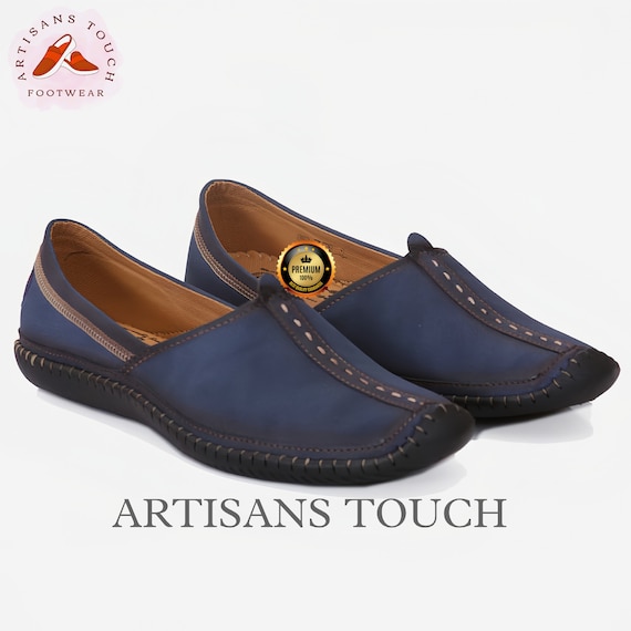 Blue designer dress shoes online