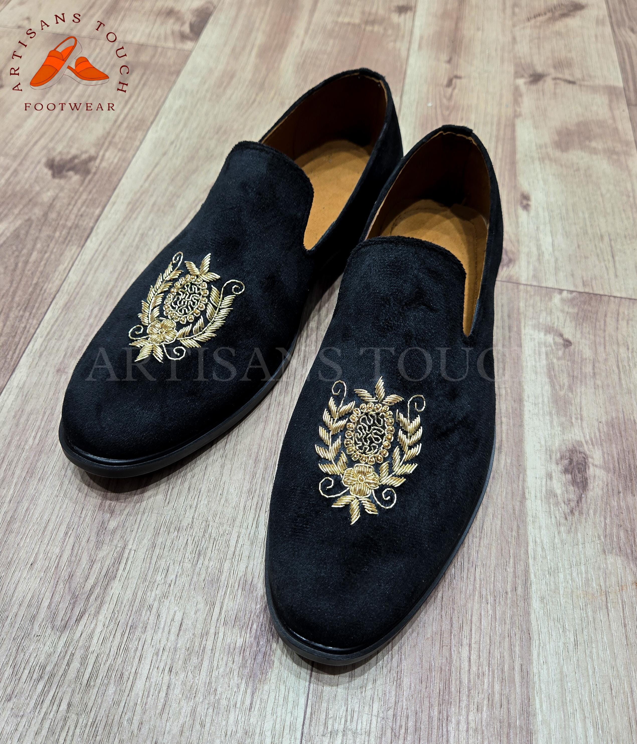 slim fit dress slacks The Imperial Black & Gold Leather Men Dress Shoe [EU-46 & US-13] main image 1