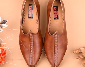 Footwear Punjabi Mojari For Man Punjabi Jutti SRK Sherwani Indian
