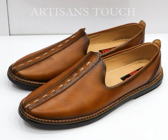 Premium Leather High Quality Traditional Wear Mens Shoes Bridesmaid Gifts Groom Shoes for Mens Ethnic Loafers Handmade Gifts for Mens Etsy UK