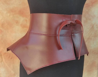 Patron PDF de ceinture basque, large ceinture en cuir, patron PDF, modèle de serre-taille, large ceinture en cuir, corset, taille 115-120 cm/45 pouces