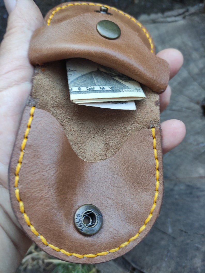 DIY Leather Purse Coin Purse PDF Pattern VIDEO Pattern - Etsy