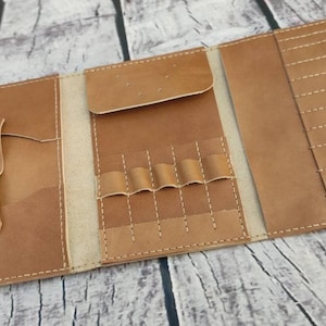 PDF Pattern Leather needle case and VIDEO tutorial, Needles case tutorial, Knitting Organizer pattern, Circular knitting case, knitting gift