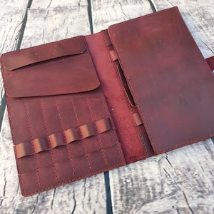PDF Pattern Leather needle case and VIDEO tutorial, Needles case tutorial, Knitting Organizer pattern, Circular knitting case, knitting gift