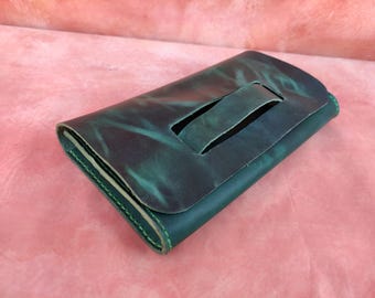 Leather Clutch PDF Pattern, tutorial video,  PDF PATTERN