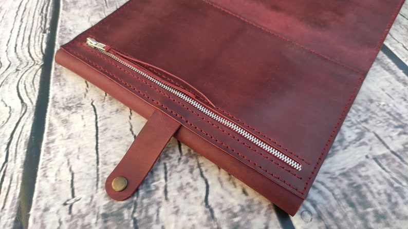 PDF Pattern Leather needle case and VIDEO tutorial, Needles case tutorial, Knitting Organizer pattern, Circular knitting case, knitting gift image 7
