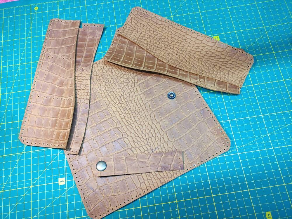 DIY Leather Long Wallet Kit DIY Leather Wallet Kit DIY Etsy