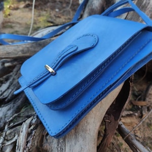 Patron de sac bandoulière, petit sac à main en cuir, patron de sac messager, patron PDF et vidéo d'instructions
