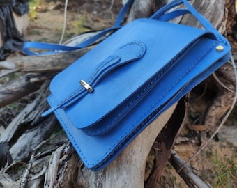 Patron de sac bandoulière, petit sac à main en cuir, patron de sac messager, patron PDF et vidéo d'instructions