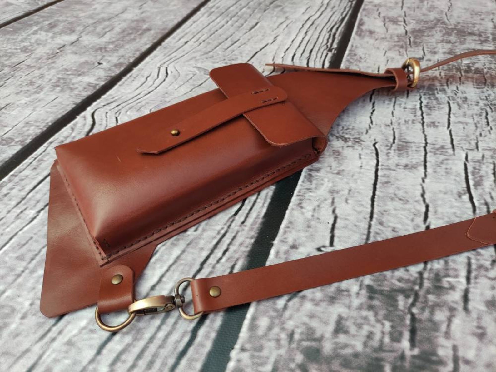 PDF Leather Holster Bag Leather Craft Fashion Shoulder Etsy