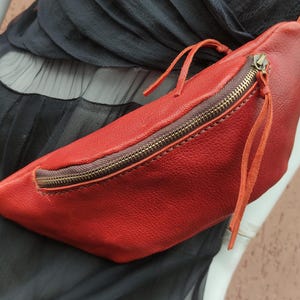 PDF pattern Video tutorial Waist bag, Sling bag leather pattern PDF, Leather Craft Fashion Chest Bag Crossbody Bag Sewing Pattern
