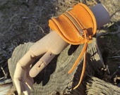 DIY Leather purse, coin purse PDF pattern + VIDEO, pattern tutorial, Every Day Carry, wrist purse, key holder, sports purse