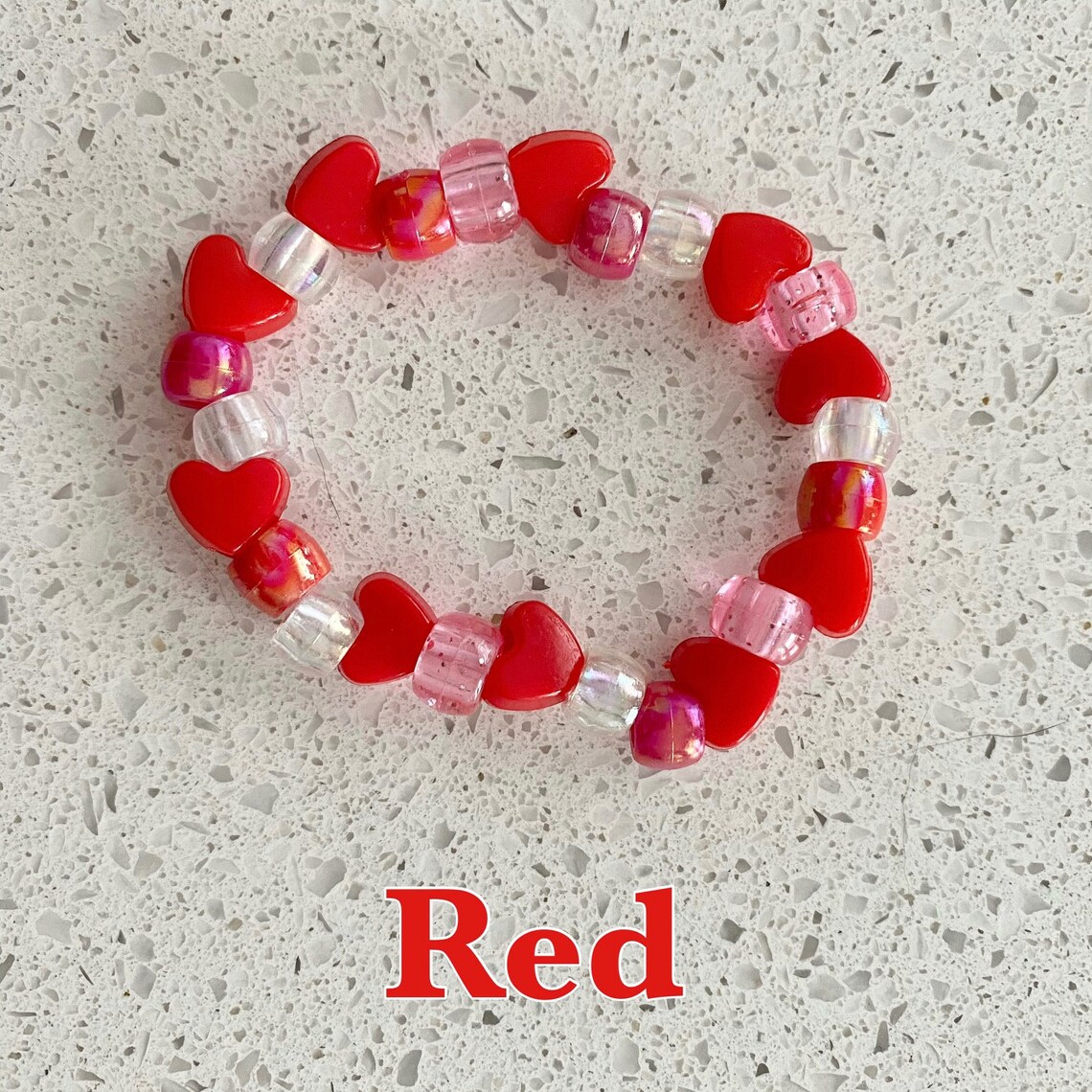 Handmade Valentine's Heart Bracelets Etsy