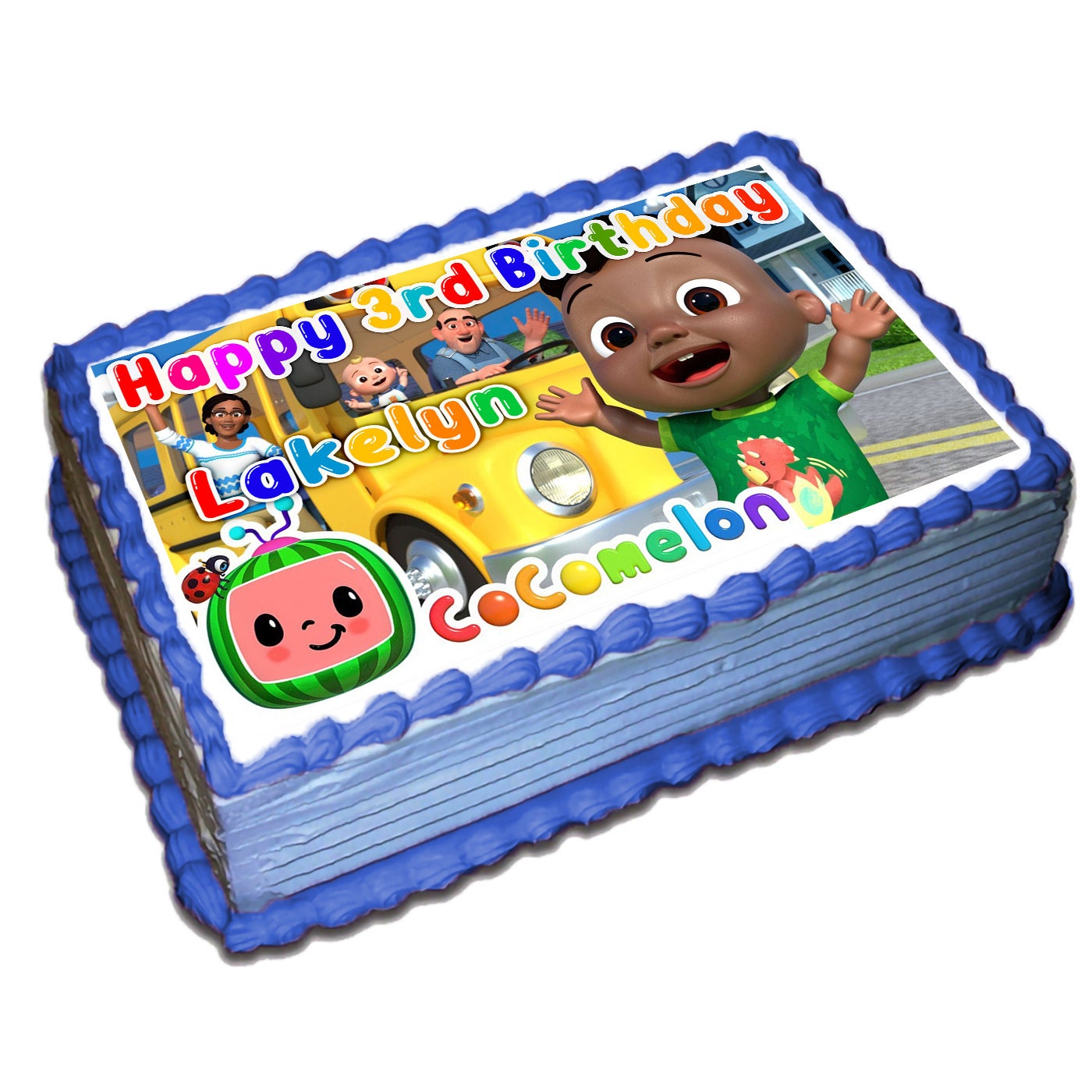 Edible Cake Topper Icing Sugar Paper Etsy Edible Cake