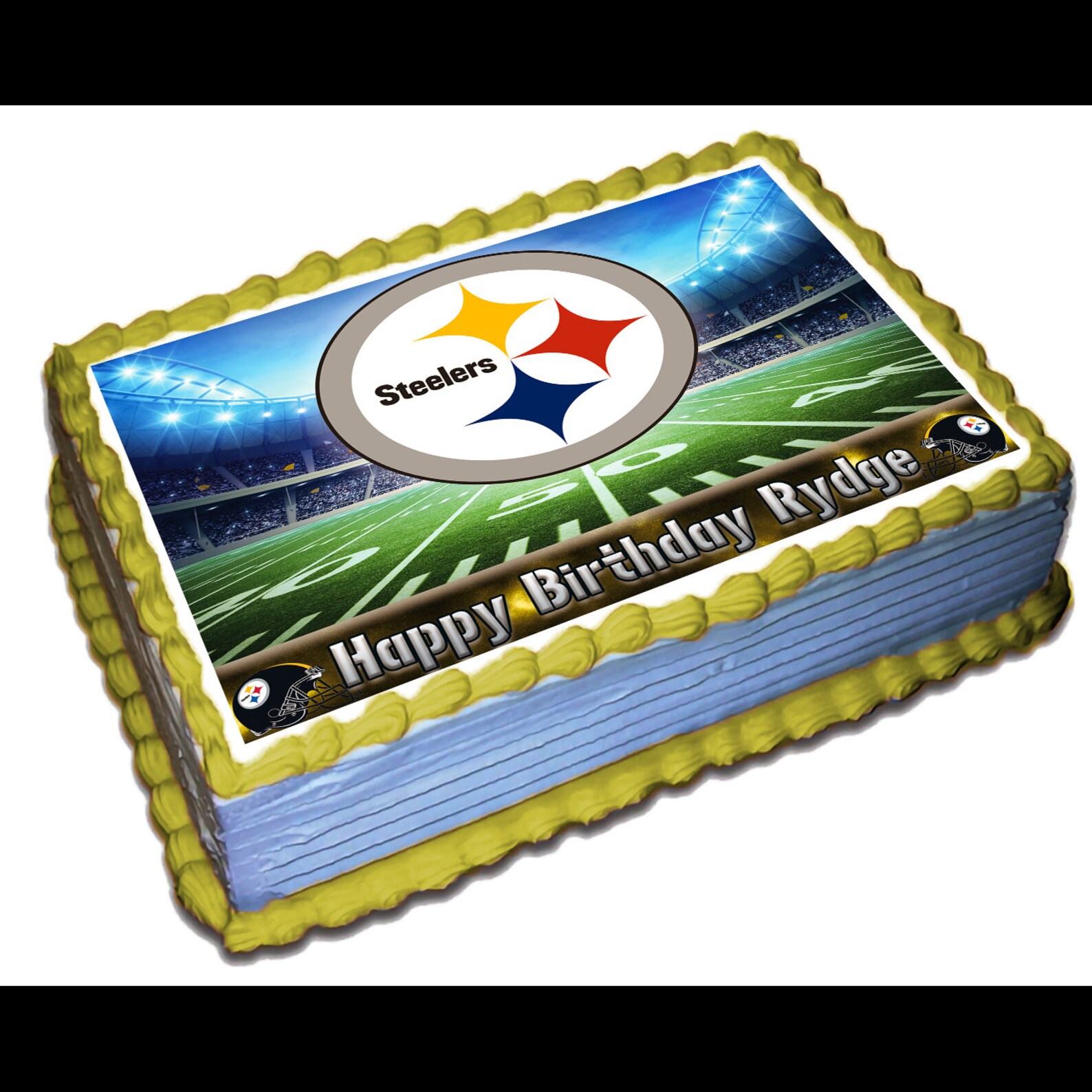 Pittsburgh Steelers Edible Cake Topper Icing Sugar Paper - Etsy