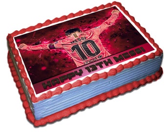 Messi Cake Topper Etsy