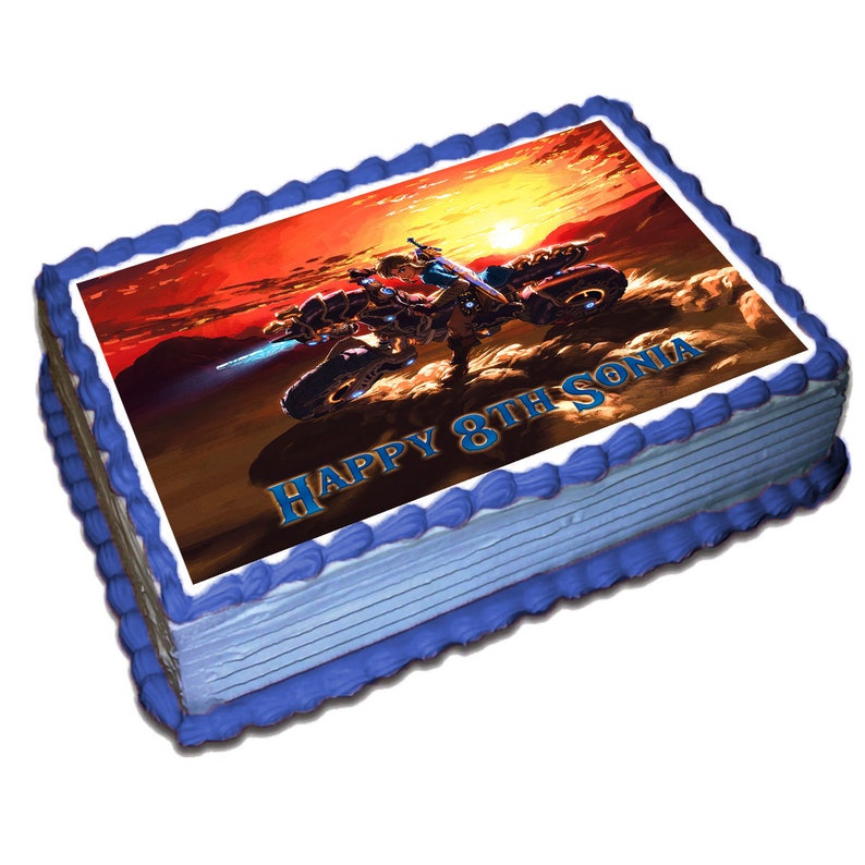The Legend of Zelda Edible Cake Topper Icing Sugar Paper