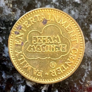 A Vintage ‘Dream Machine’ Arcade Video Game Coin - Walpole, Massachusetts - Rare Amusement Token