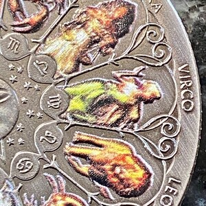 Konstellations-Münze Krebs – 4 Cm Antike Challenge-Münze Zum Sammeln Und Verschenken