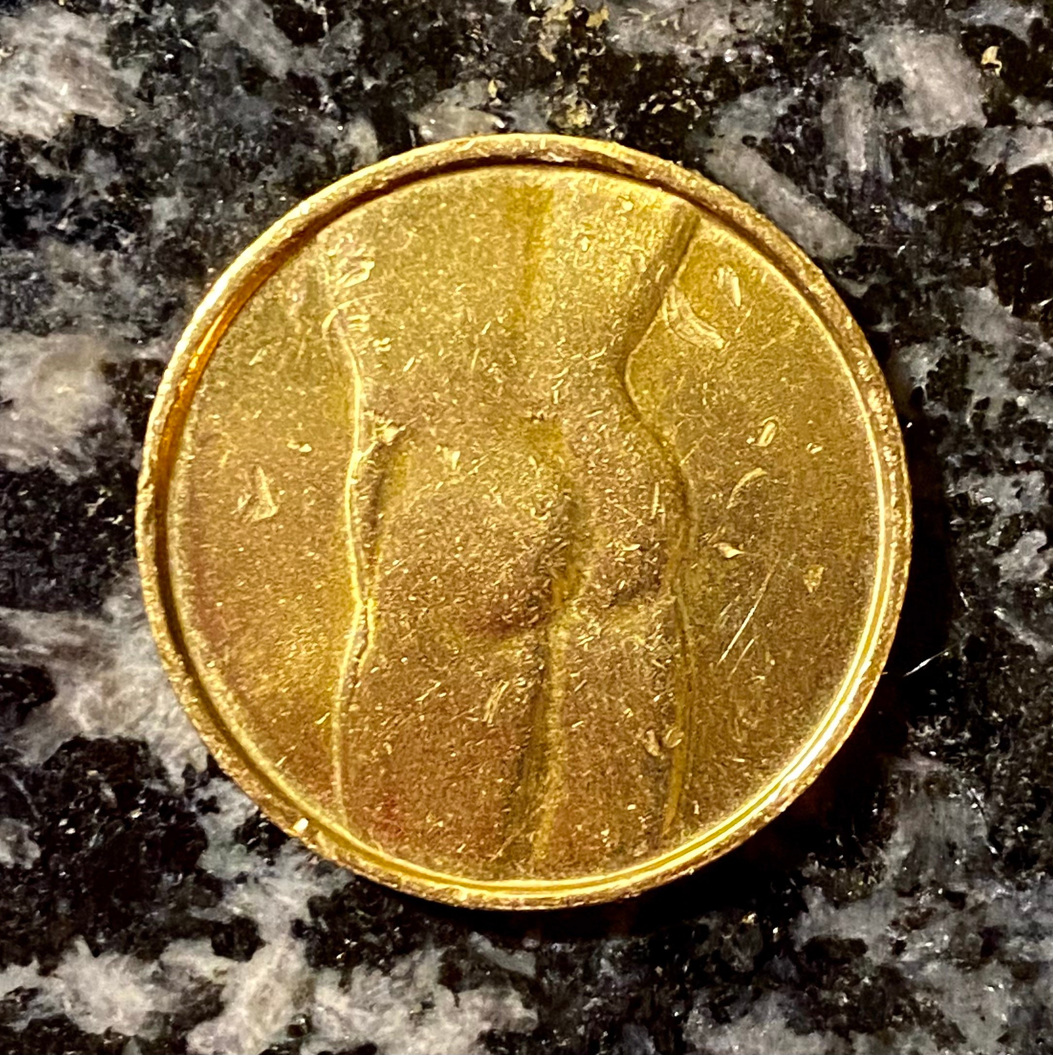 Vintage Malepart heads or tails Coin Risqué Adult Sexy Novelty Token 4