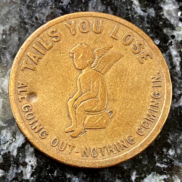 Head I Win Tails You Lose Coin Etsy