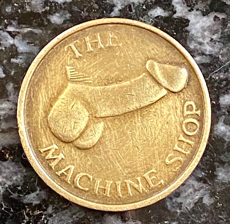 Vintage Malepart heads or tails Coin Risqué Adult Sexy Novelty Token 4