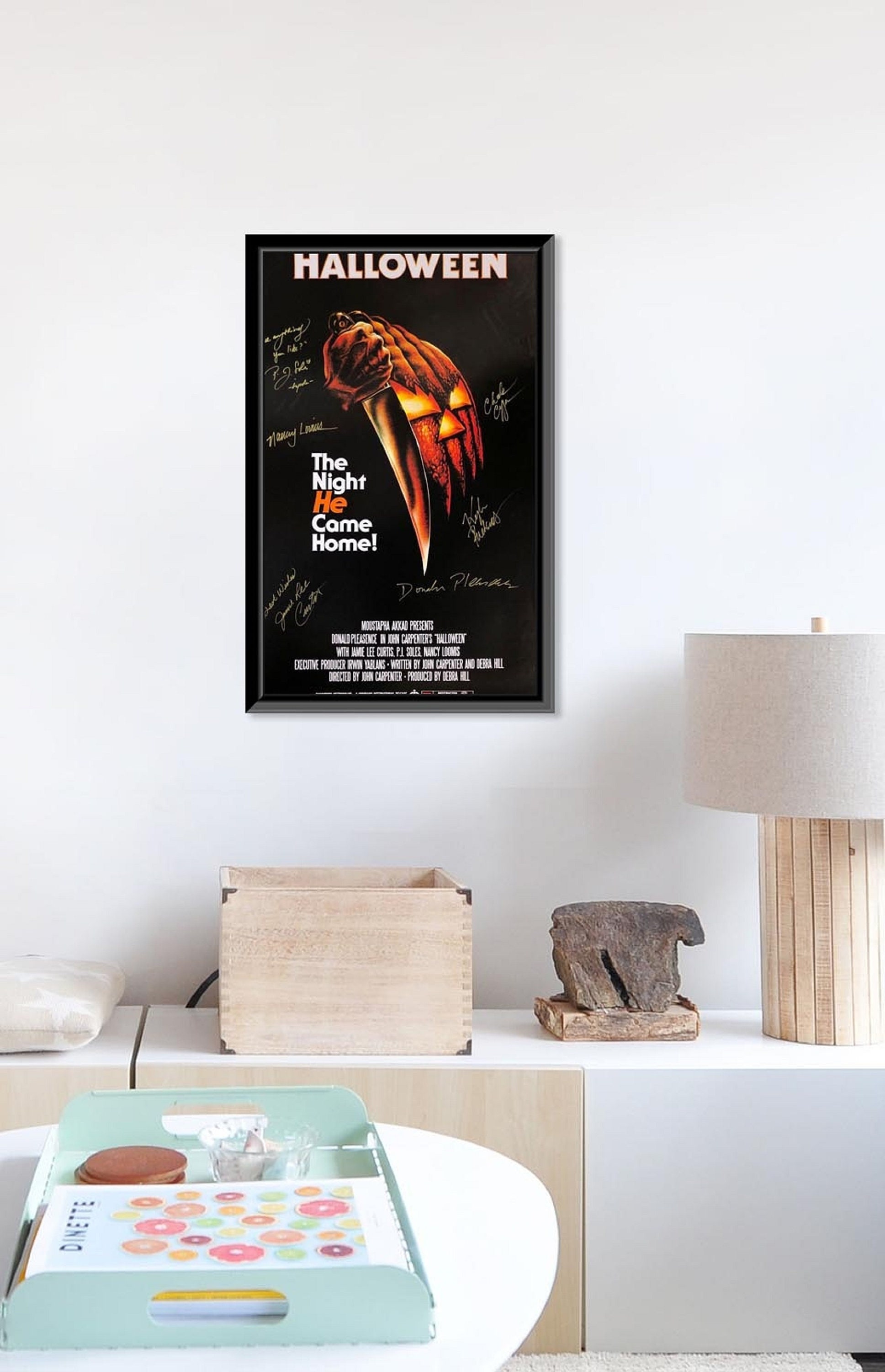 John Carpenter Halloween Movie Signed Poster - CharityStars