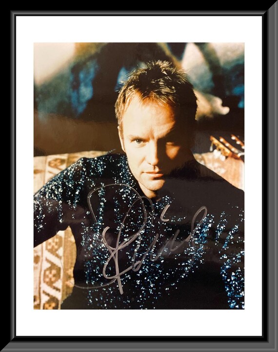 STING BAND signed autographed photo COA Hologram