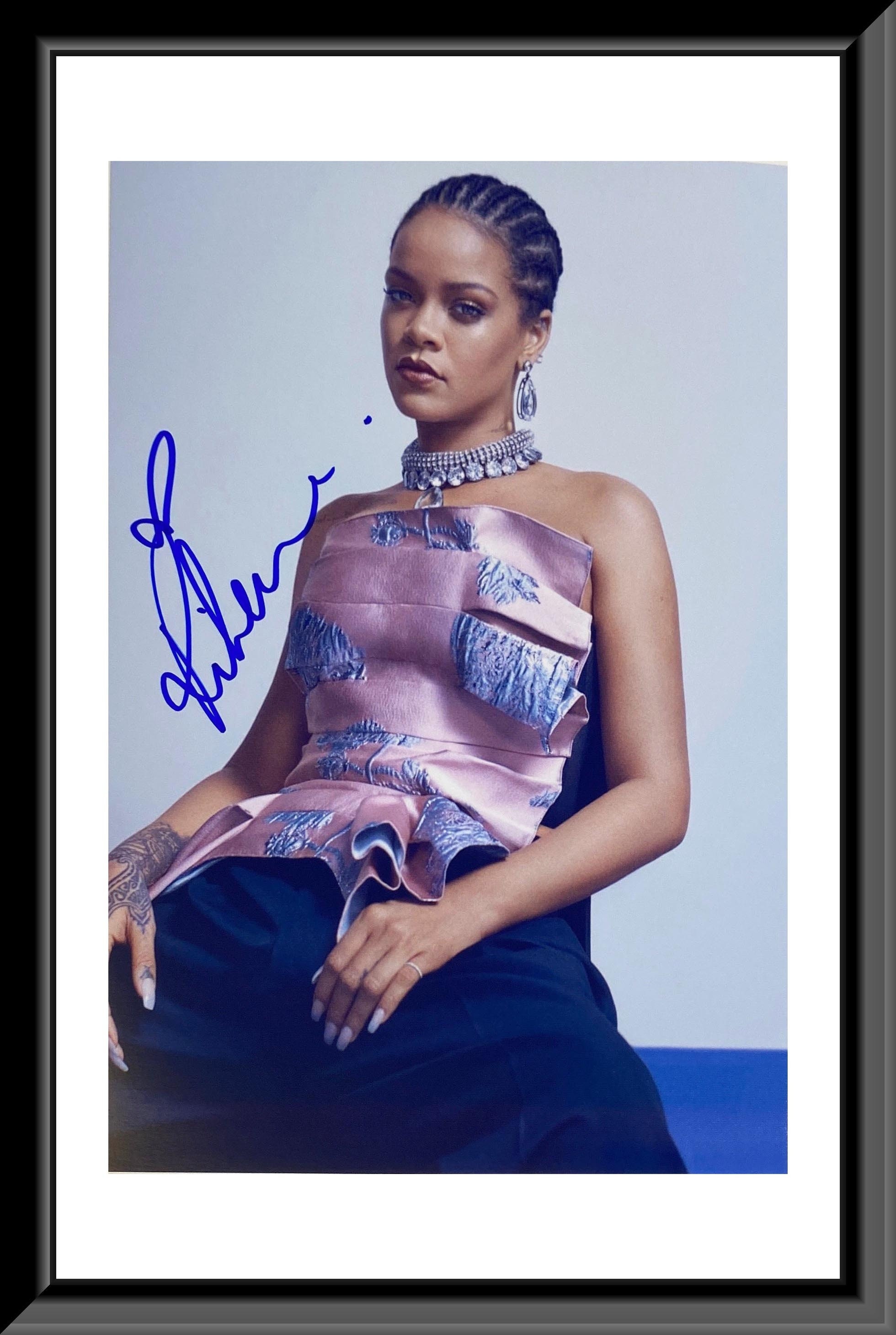 Rihanna Signed Photo Etsy