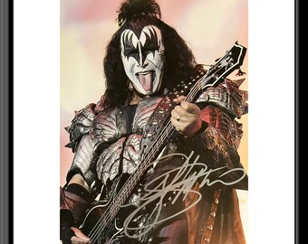 Kiss Gene Simmons signed photo