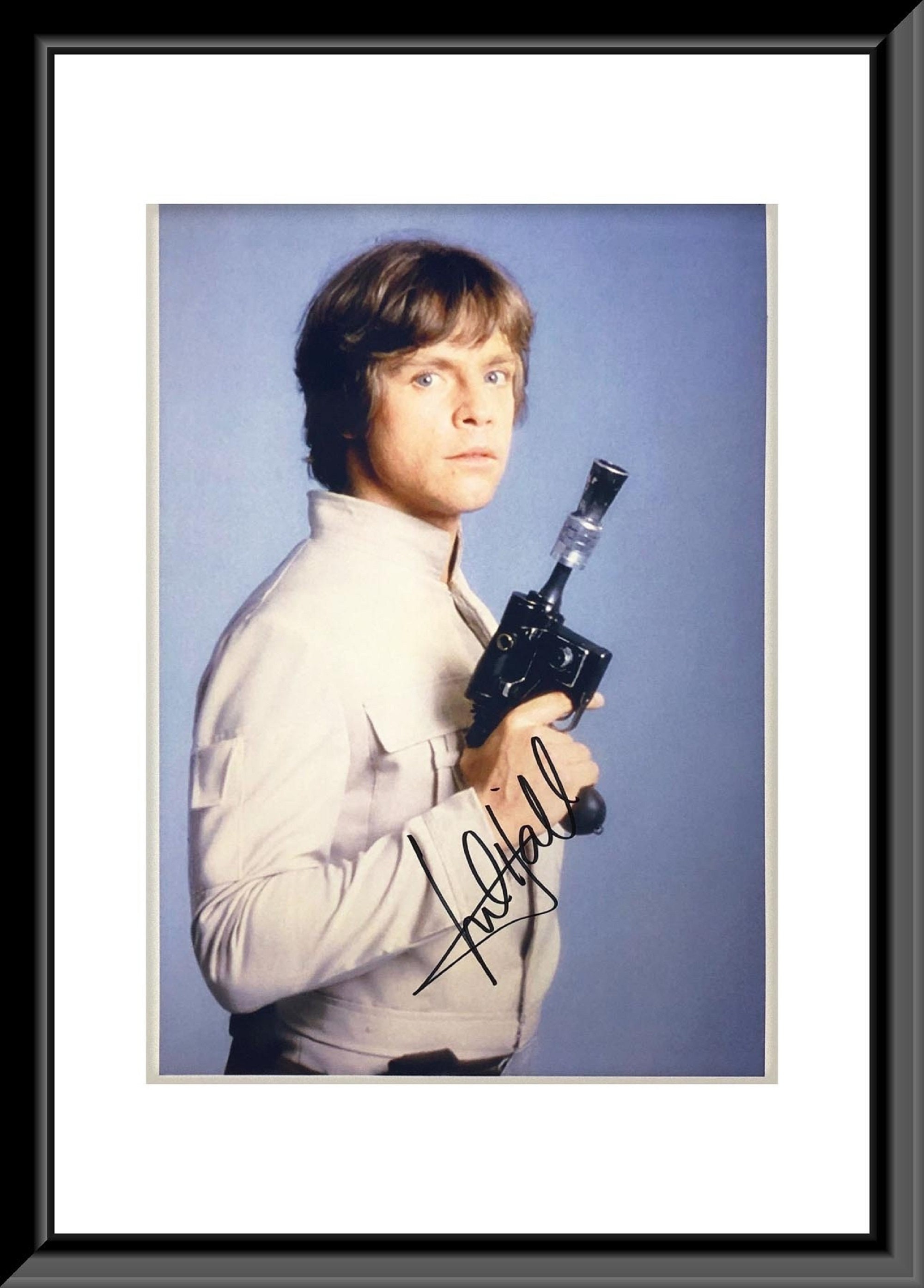 Mark Hamill young autographed 8x10 photo Star Wars